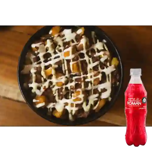Combo Fries Diablas + Kola Román Original 400ML