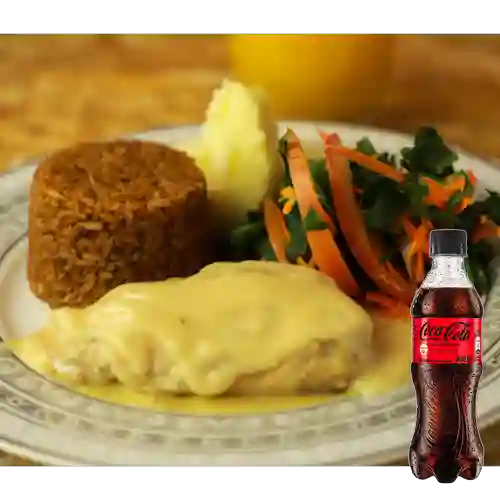 Pechuga Rellena de Jamón&Queso +Cocacola S/az 400ml
