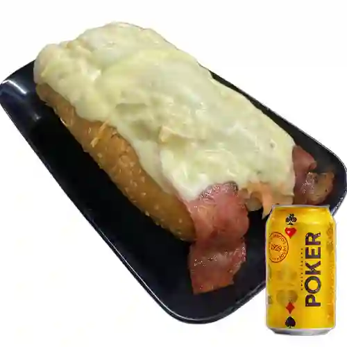 Combo Perra + Cerveza Poker Lta 330ml