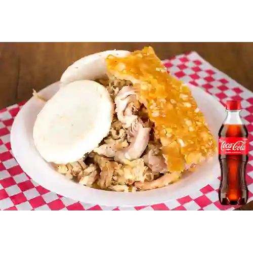 Combo Plato de Lechona 460 +Cocacola Orig 400ml