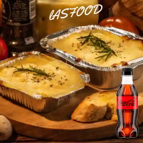 Combo Lasaña Mixta + Coca-Cola Zero 250 ml