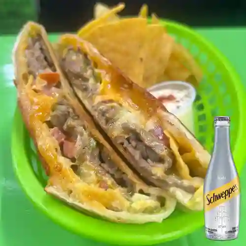 Combo Krunch Wrap + Schweppes Soda 300ml