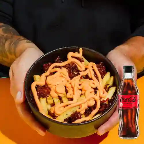 Combo Bacon Cheese Fries + Coca Cola Sin Azúcar 300ML