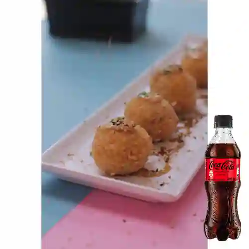 Combo Croquetas de Cangrejo +Cocacola S/az 400ml
