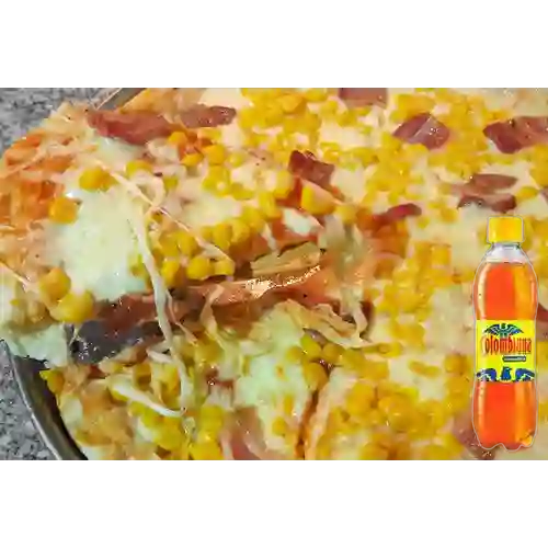 Combo Pizza Mediana Maicitos + Colombiana 400 ml