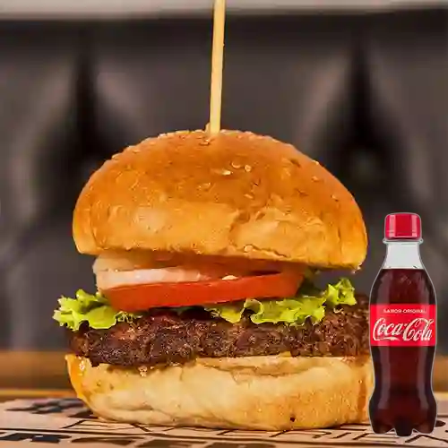 Combo Hamburguesa Sencilla +Cocacola Orig 250ml
