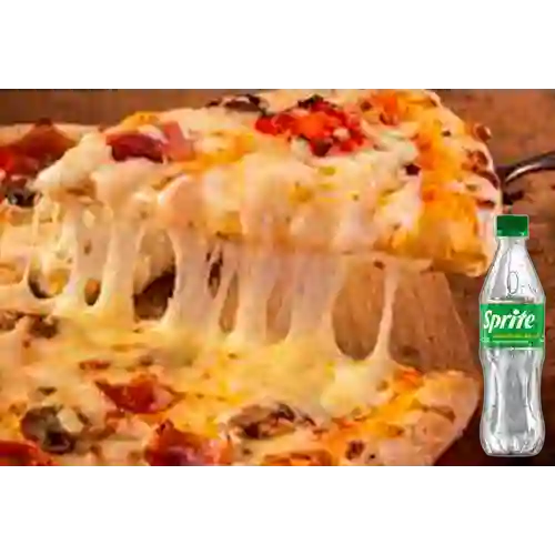 Combo Pizza de Pollo&Champiñones +Sprite Orig 400ml