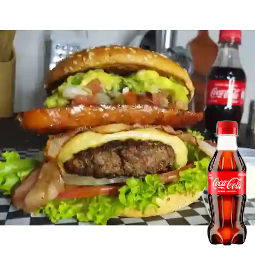 Combo Hamburguesa Ranchera + Coca Cola Original 250ML