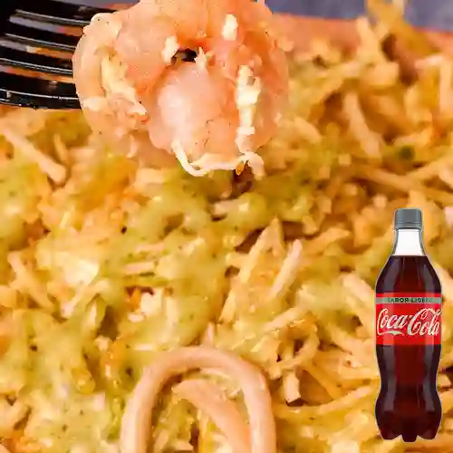 Combo Cup de Mariscos + Coca-Cola Sabor Ligero 400 ml