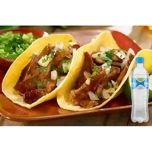 Combo Tacos Canta y No Llores + Brisa Sin Gas 600ML