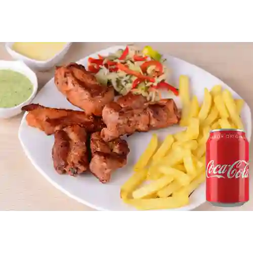 Combo Costilla Ahumada +Cocacola Orig 330 ml