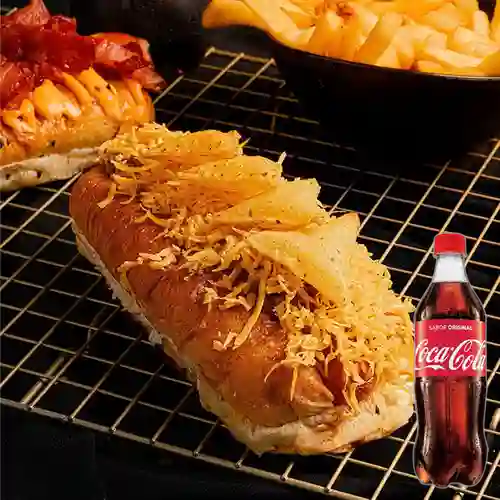 Combo Chilli Hot Dog + Coca-Cola Sabor Original 500 ml