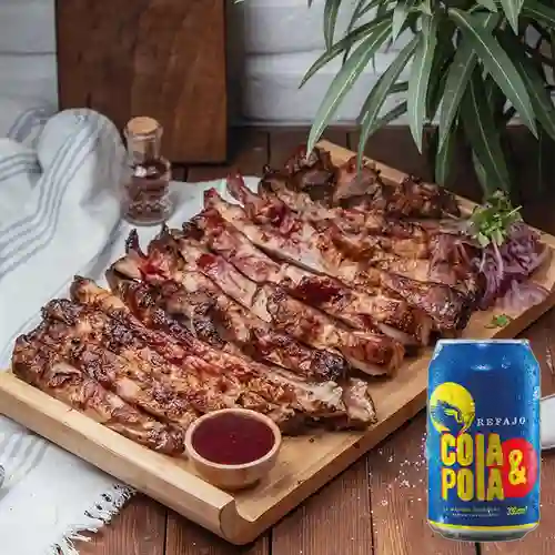 Combo Carne a la Llanera X 630 gr + Cola y Pola