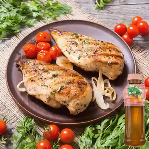 Combo Pechuga Asada + Fuze Tea Durazno 400ML