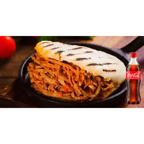 Arepa Rellena de Carne&Queso +Cocacola Org 400ml