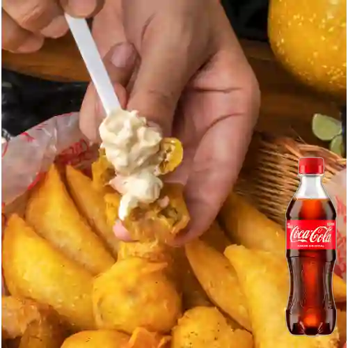 Combo Empanadas X 5 + Coca-Cola Sabor Original 400 ml