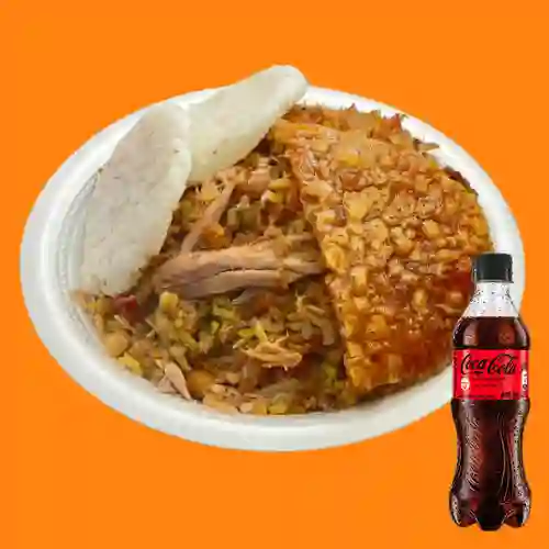 Combo Lechona Personal Grande + Coca Cola Zero 500 ml