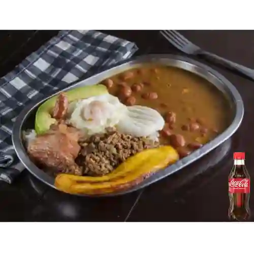 Combo Bandeja Paisa + Coca-Cola Original 250ml