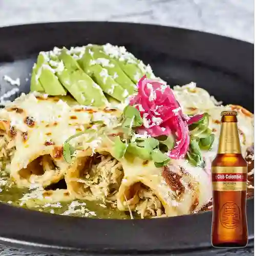 Combo Enchilada Divorciada +Club col. Dorada 350ml