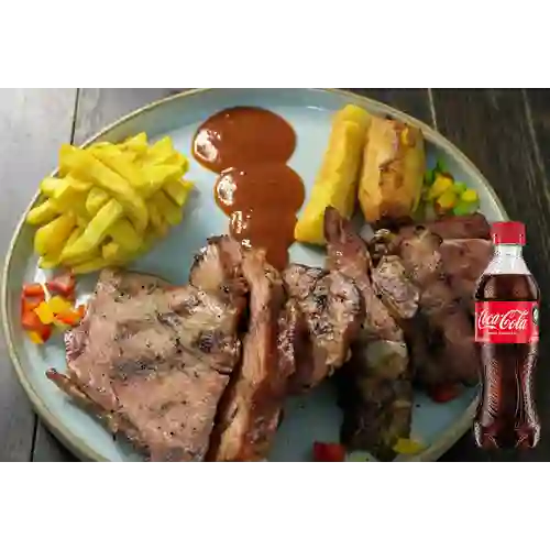 Combo Costilla de Búfalo + Coca Cola Original 400 ml