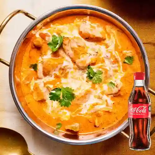 Combo Butter Chicken + Cocacola Original