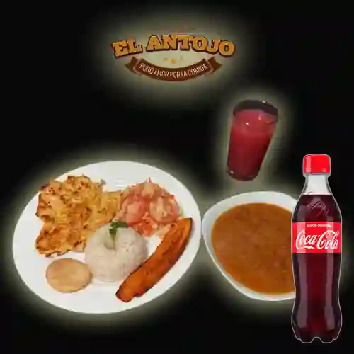 Ejecutivo de Pechuga de Pollo +Cocacola Org 400ml