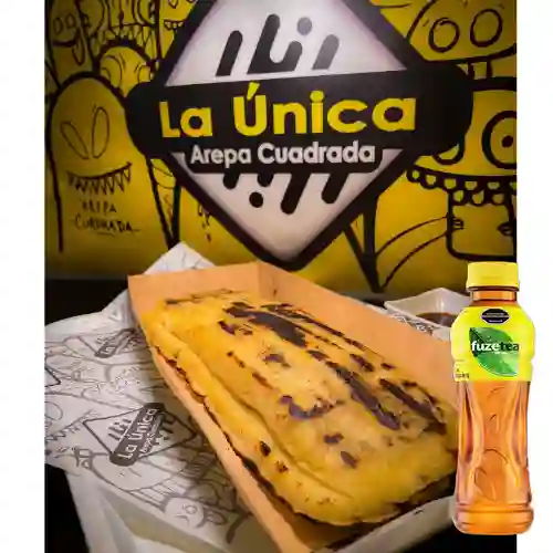 Combo Super Arepa + Fuze Tea Limón 400ML