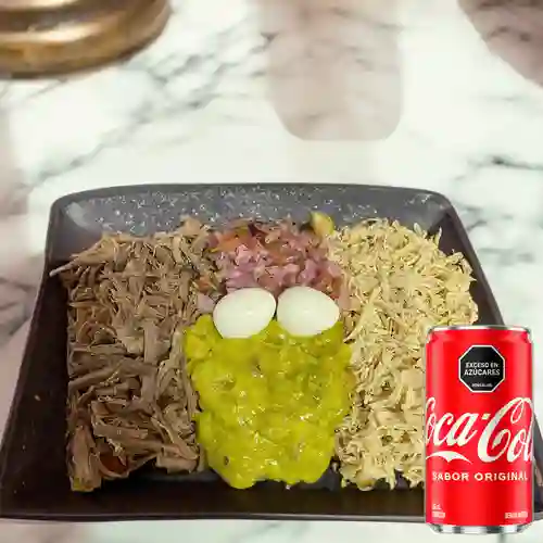Combo Salchipapas la Desmechada +Cocacola Orig 235 ml