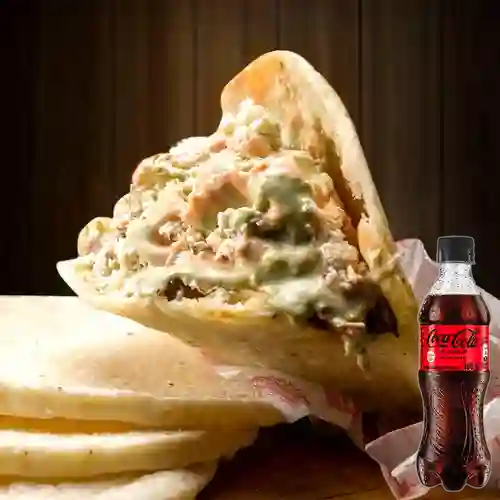 Combo Arepa Bambam + Coca Cola Sin Azúcar 400 ml