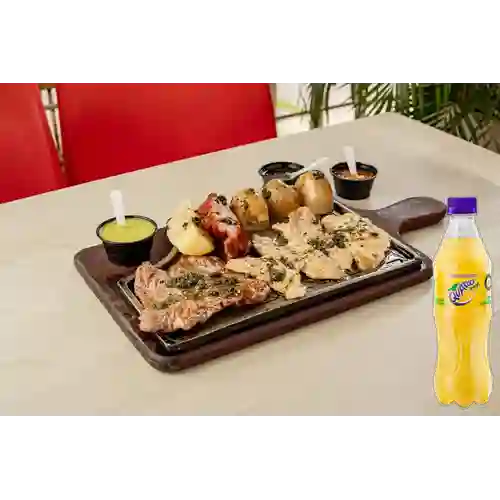 Combo Asado Mixto 4 Carnes + Quatro Original 400ML