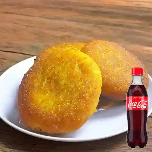 Combo Arepa de Choclo Sencilla +Cocacola Orig 400ml