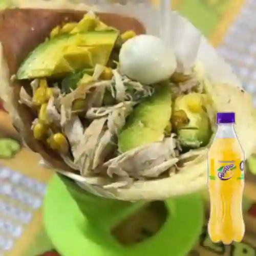Combo Arepa Dorada + Quatro Original 400ML