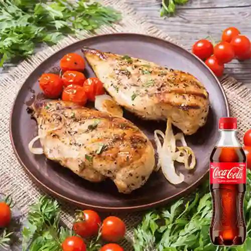 Combo Pechuga Asada + Coca Cola Original 400ml