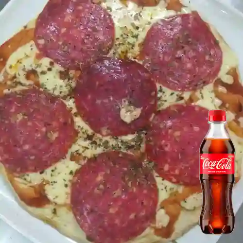 Combo Pizza Rolling Stones + Coca Cola Original 400 ml