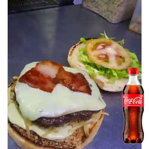 Combo Hamburguesa Street + Coca Cola Original 400 ml