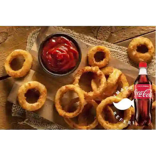 Combo Anillos de Cebolla + Coca Cola Original 500 ml