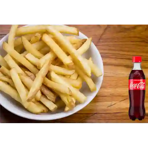 Combo Papa Francesa + Coca-Cola Sabor Original 400ml