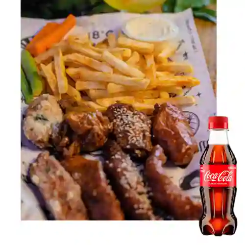 Combo Mix X8 + Chicken Pops + Coca Cola Original 250ML