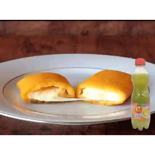 Combo Empanada de Queso y Pollo + Hit Lulo 500 ml