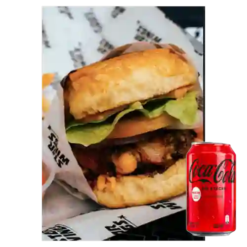 Combo Star Burguer + Coca Cola Sin Azúcar 330ML