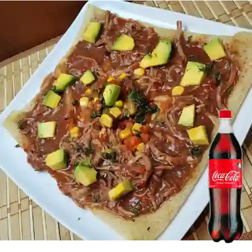 Combo Crepe Cerdo Mechado- Americano + Coca Cola Original 175 ml