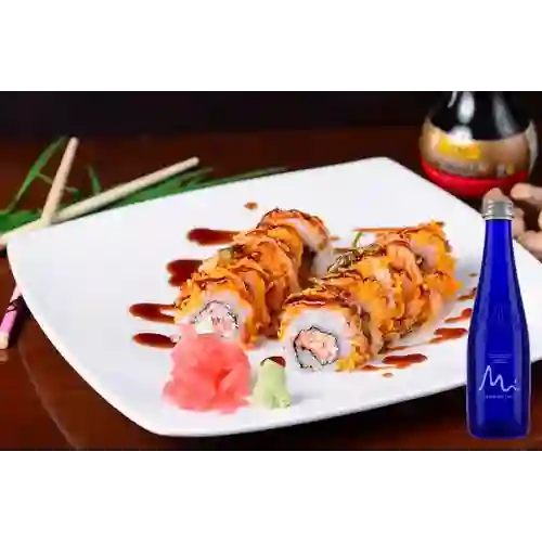 Combo Crunchy Roll + Manatial Sin Gas 300ML