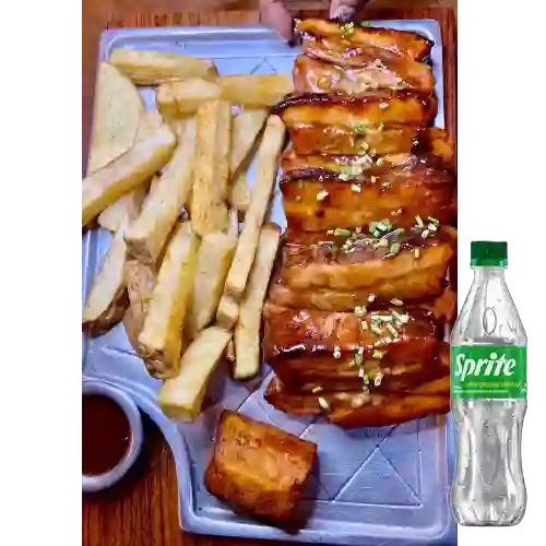 Combo Costillas BBQ + Sprite Original 400ml