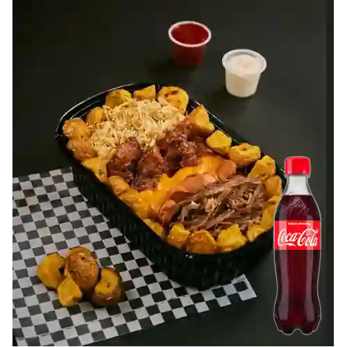 Combo Papas Criollas Mixtas +Cocacola Orig 400ml