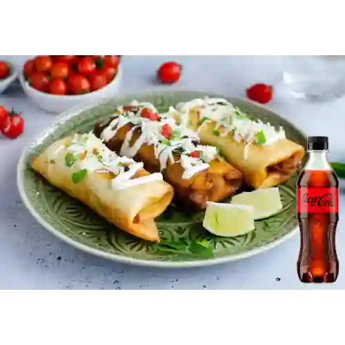 Combo Chimichangas + Coca-Cola ZERO 400ml