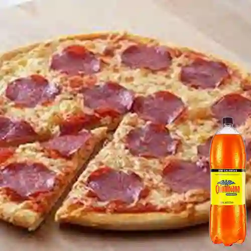 Combo Pizza Salami + Colombiana 2.5 L