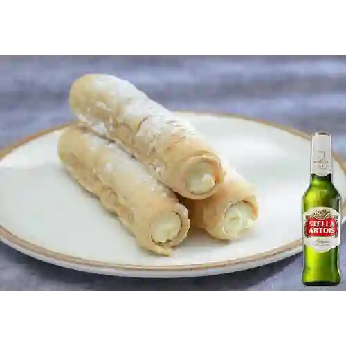 Combo Conito con Crema Unidad + Stella Artois 300 ml