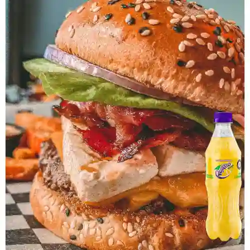 Combo Burger Phili Bacon + Quatro Original 400ML