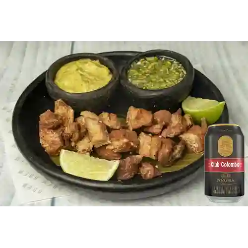 Combo (Chicharron) Odem + Club col. Negra Lta 330ml