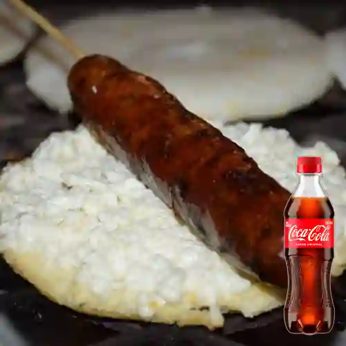 Combo Chori Queso + Coca Cola Original 400 ml